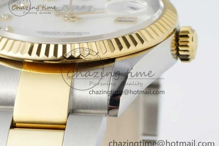 MiroTime 1231 DateJust 36mm SS YG DIWF 1:1 Best Edition 904L Steel White MOP Diamonds Dial on Oyster Bracelet SA Packable 2316